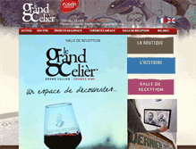 Tablet Screenshot of grand-celier.com